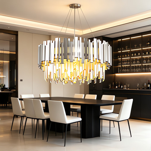 Lustre cristal hauteur - en,