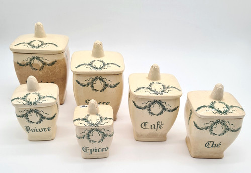 Anciens pots épices - anciens, à
