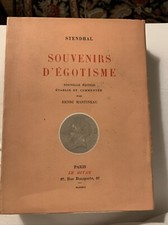 Stendhal Souvenirs d'égotisme