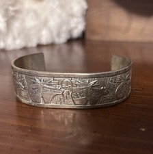 mens vintage bracelet Rmt Sterling.