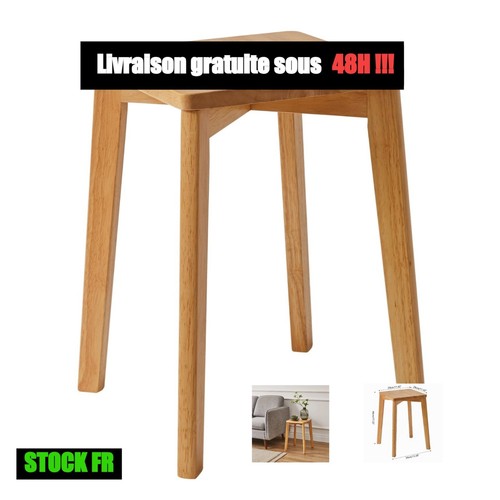 Tabouret bar bois massif - bar, en