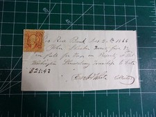Red Bank NJ  1866  Tax receipt