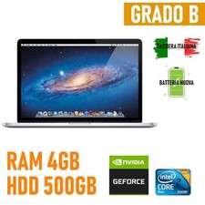 Pc Apple Macbook Pro Mid2009 A1286 Intel 2Duo 4Gb Hdd 500Gb Noteb Rénové