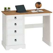 Bureau en bois massif L 105 cm