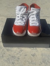 Nike Air Jordan 11 Retro High Men's Cherry White/Varsity Red Size 9.5