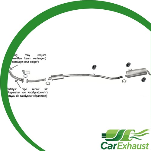 Ligne pot échappement pour - ligne,