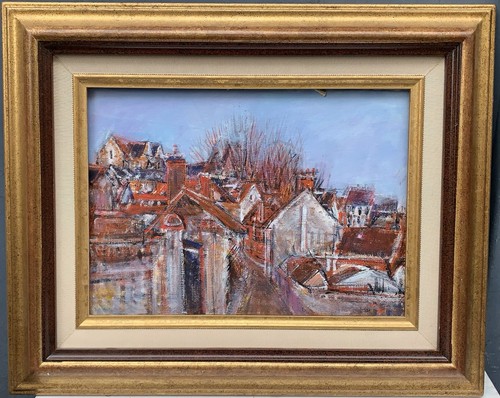 Tableau ancien huile - tableau,