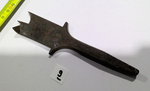 Antique wood drill cooper - , tool