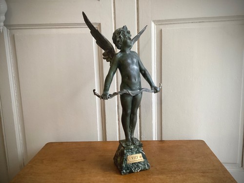 Ancienne sculpture bronze - ancienne, en