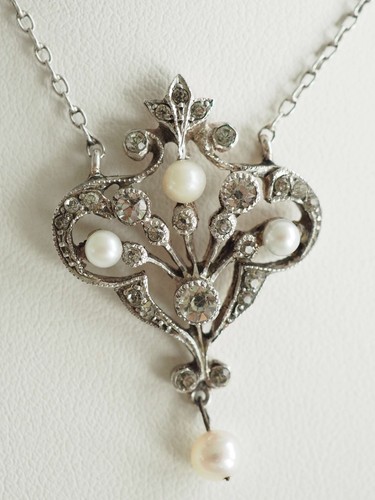 Collier ancien art nouveau - collier,