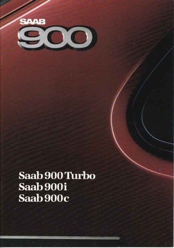Catalogue brochure saab - brochure, 900