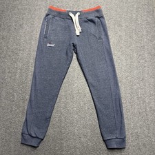 Superdry Orange Label Slim Fit Sweatpants Mens Medium Navy Blue Comfort