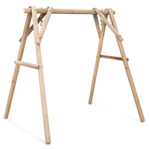 Wooden swing frame - wooden, 67"