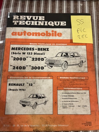 Revue technique mercedes 200 - technique,