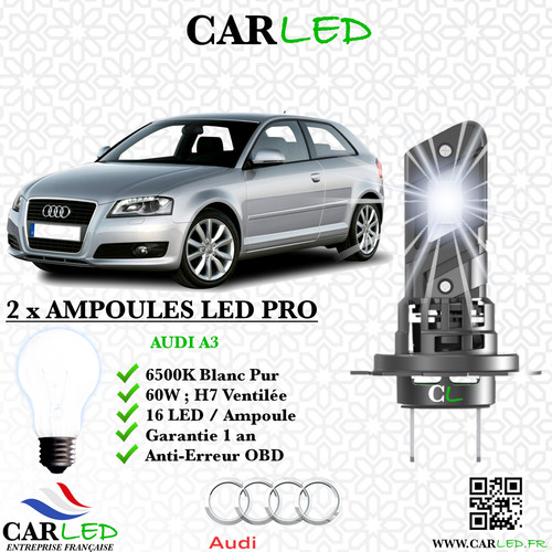 Kit ampoule led audi - audi, a3