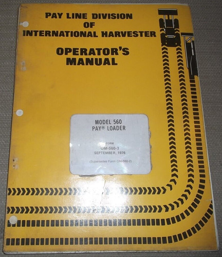 International harvester 560 - harvester,