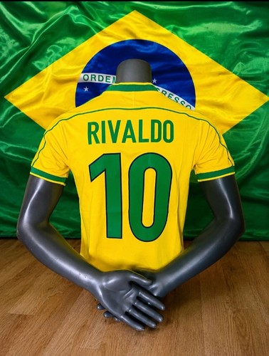 Maillot bresil 1998 rivaldo - maillot,