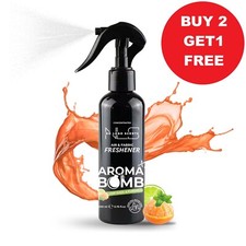 Lime Basil & Mandarin Odour Eliminator Spray for Car Home Sofa Carpet Fabric Use