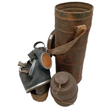 G11/10/25 (REF29158) Masque à gaz DE LA DEFENSE PASSIVE 39/45 WW2 MAG
