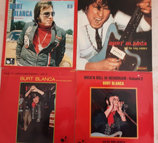 Lot de 4 vinyles, disques 33 Tours Burt BLANCA ..
