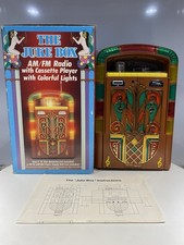 Rare Vintage The Juke Box AM/FM Radio With Cassette Player by Yuletide Concepts