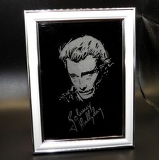 Cadre en verre gravé à la