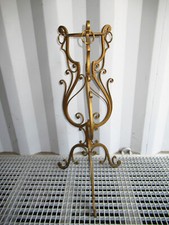 Vintage Hammered Wrought Iron Plant Pot Holder