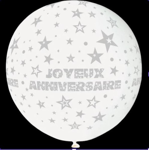 Ballon géant rond joyeux - ",