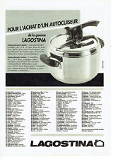 Advertising 107 1991 Lagostina Pressure Cooker