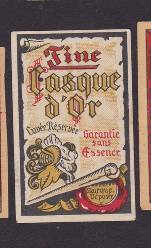 Ancienne étiquette allumettes