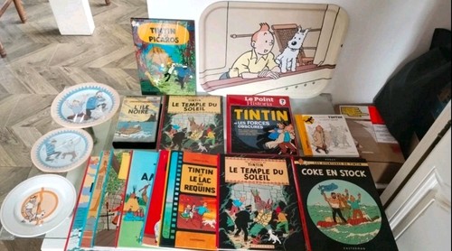 Tintin collection plateau - tintin, bd