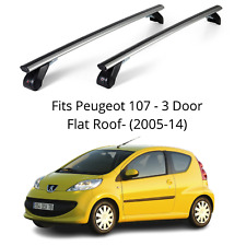 Premium Roof Rack Bars -Set of 2- For Peugeot 107 3 Door 2005-14 AL303/041M