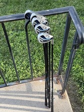  Tommy Armour EVO Stainless R Flex Golf Graphite 6, 7, 8, 9, S Iron Set Great S