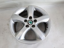 Skoda Roomster 5J 5J0601025A 01-2012 Alloy Wheel Rim Front Left 6x15 ET43