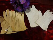 lot of gloves 2 pairs=== girl, one pair of leather 