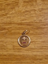 médaille d'amour + quhier - que demain or jaune 18 crats-750/1000 Gold