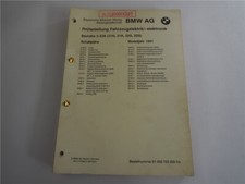 BMW 316i 318i 320i 325i 1991 E36 Test Manual Electrics Electronics Wiring Diagrams