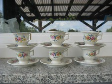 6 TASSES MOKA Porcelaine