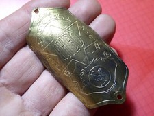 Ancienne Plaque  de Vélo