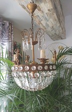 lustre ancien en cristal