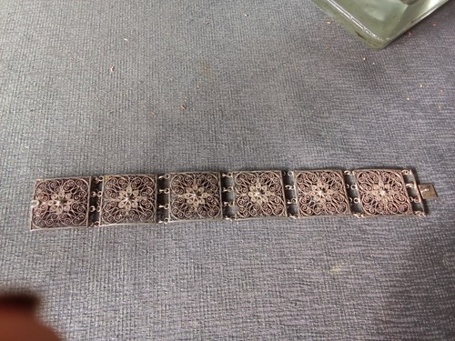 Bracelet ancien argent - bracelet,