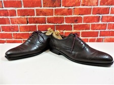 Paul Smith Hommes Chaussures Richelieu Foncé Bordeaux UK 7 US 8 E 41 Worn Once