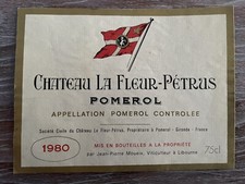 Étiquette Château La Fleur