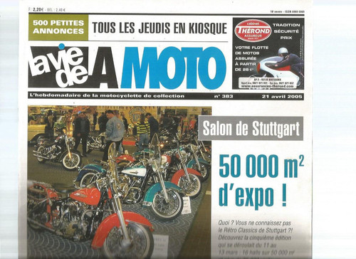 Vie moto n 383 - vie, de