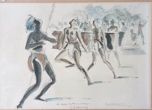 Lithographie paul daxhelet - lithographie.,