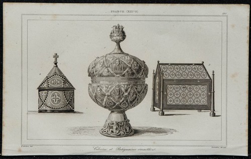 1845 mobilier ciboire et - mobilier, (ciboire