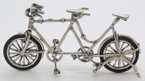 Vélo tandem argent massif 800 - argent,