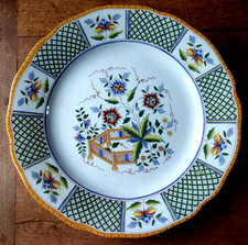 SARREGUEMINES TRÈS GRAND PLAT