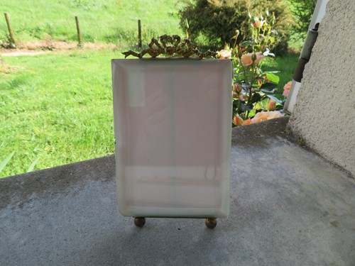 Ancien grand cadre photo verre - grand,