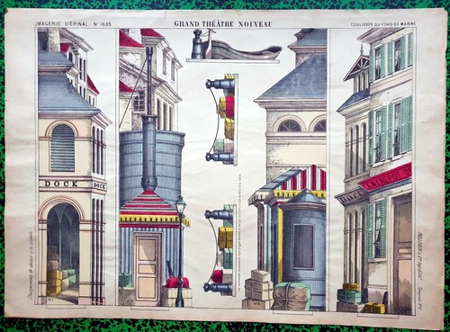 Xix ème rare planche - -,